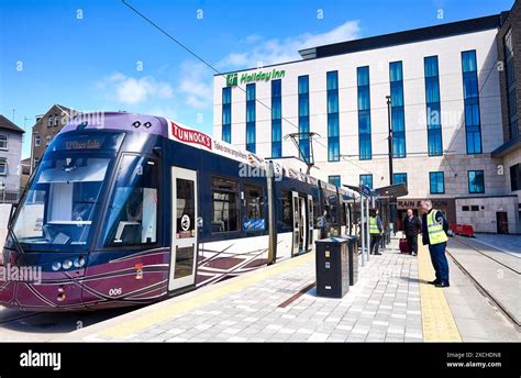 blackpool trams to north station.